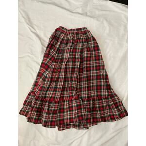 Ralph Lauren Plaid Skirt 100% Cotton Vintage